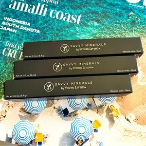 3 Savvy minerals mascaras NIB